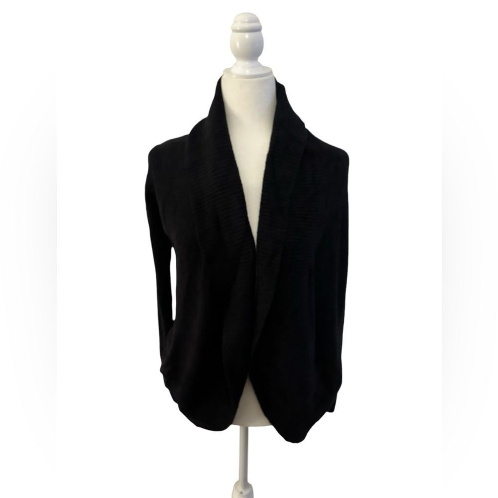 Womens Barefoot Dreams Cozy Chic Cardigan Size XS/S Color Black